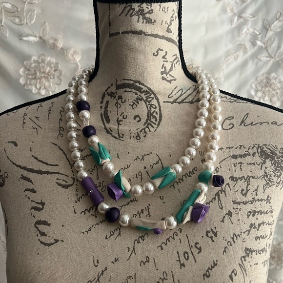 Vintage costume jewelry. - Picture 7 of 9